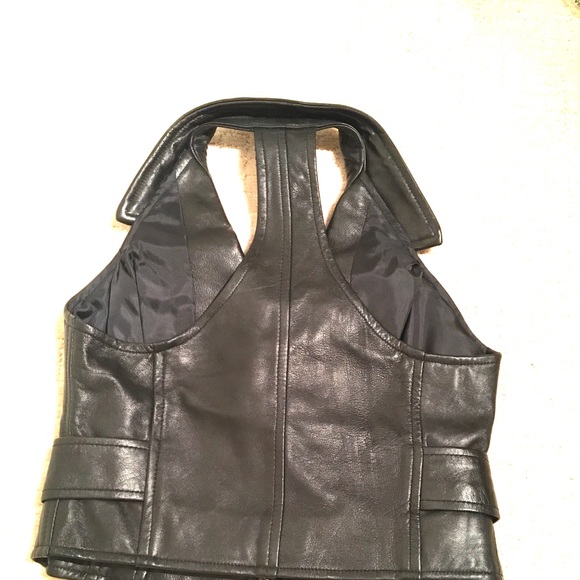 Stunning Moto Leather vest, race back will get everyone’s attention ! - Picture 6 of 7
